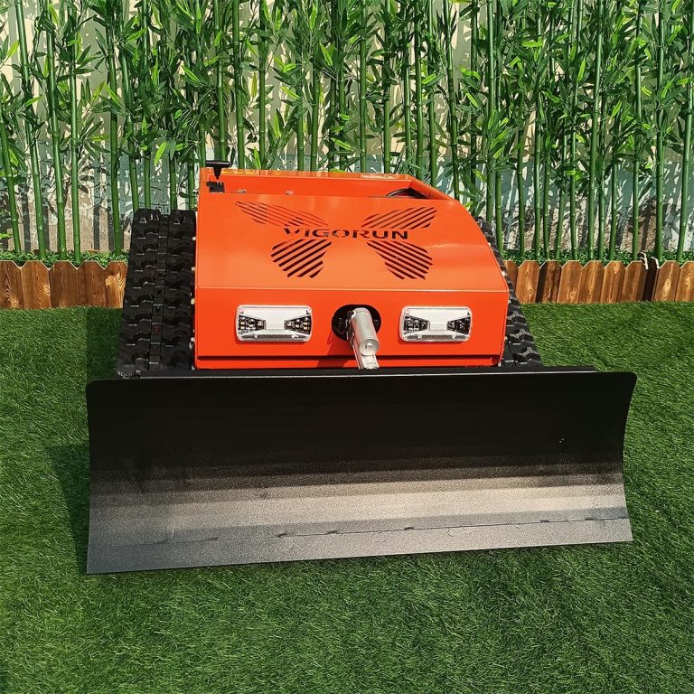 Remotely Controlled Tracked Forest Farm Lawnmower