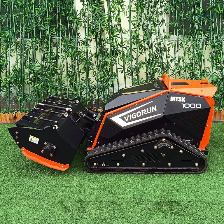 fábrica de fabricante de triturador florestal de controle remoto compacto na China