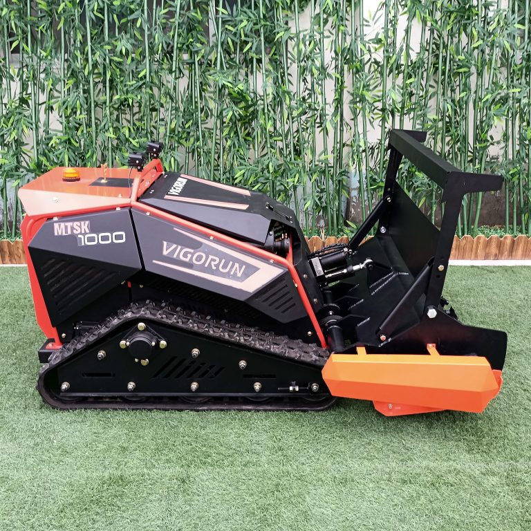 China remote operated rubber track brush mulcher for sale